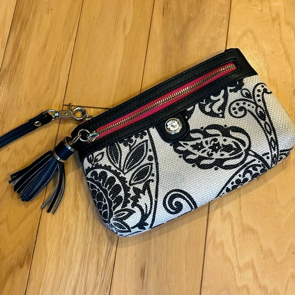 Spartina 449 Tassel Wristlet with Mermaid Logo